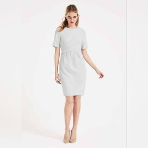 🕊 Phase Eight Amira Ruched Detail Dress in Duck Egg Blue